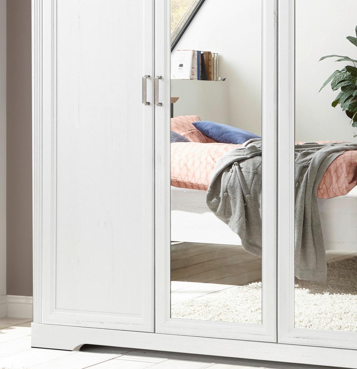 Ormar S Klasičnim Vratima Jasmin Ii - bijela/hrast Artisan, Lifestyle, drvni materijal/metal (214/220/64cm) - Modern Living