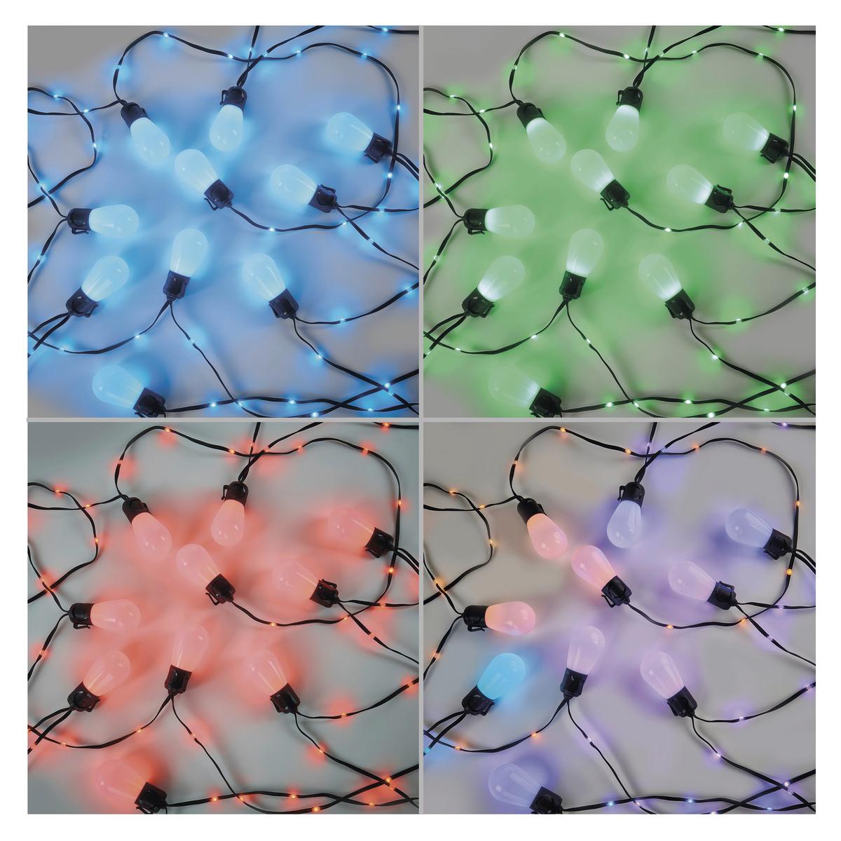 Led Fényfüzér Gosmart - fekete, Basics, műanyag (1500cm)