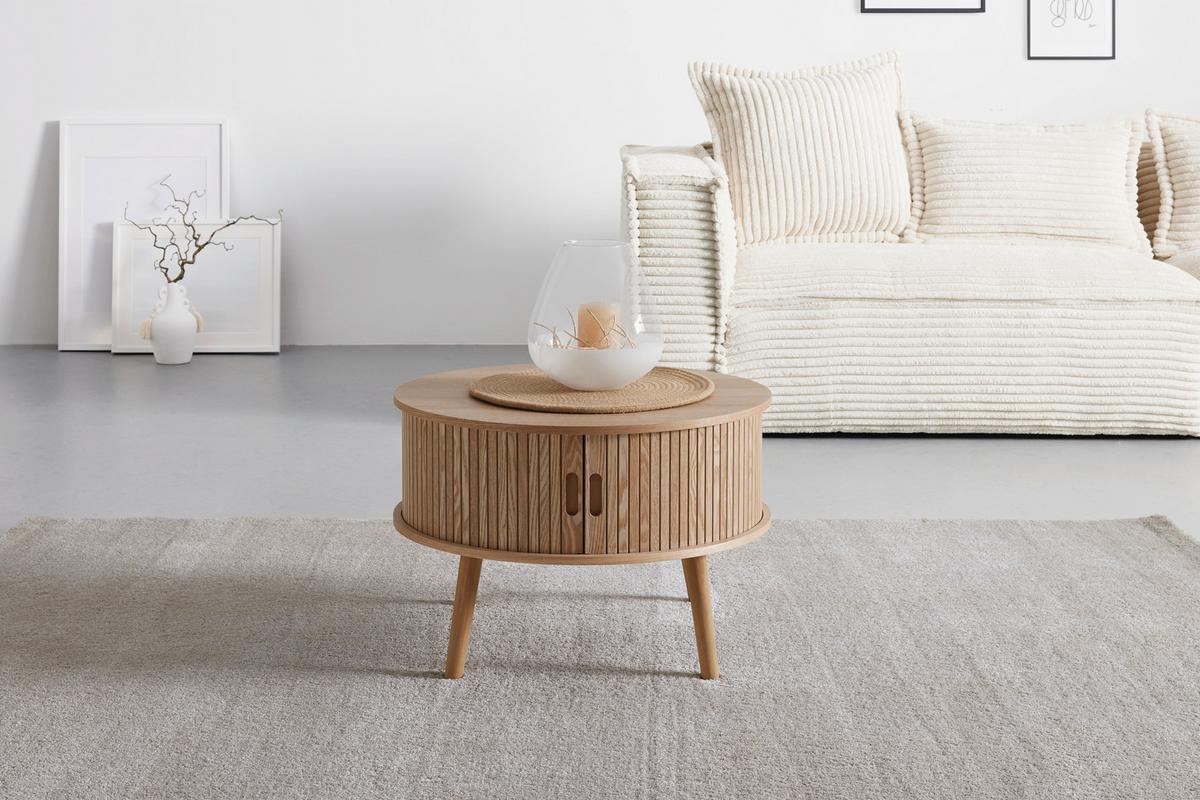 Couchtisch Skandy Naturfarben - Naturfarben, MODERN, Holz/Holzwerkstoff (60/60/40cm) - Premium Living
