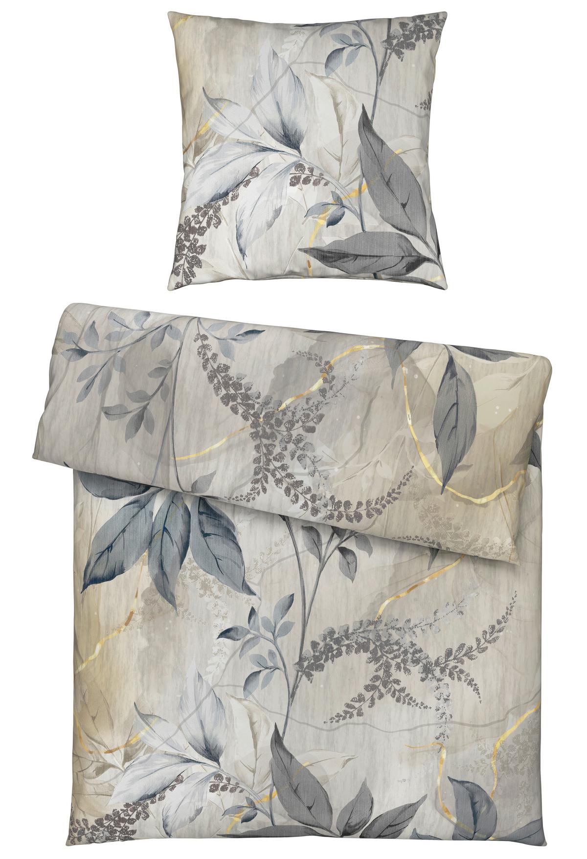 Bettwäsche Chiara XL Beige ca.155x220cm - Beige, KONVENTIONELL, Textil (155/220cm) - Modern Living