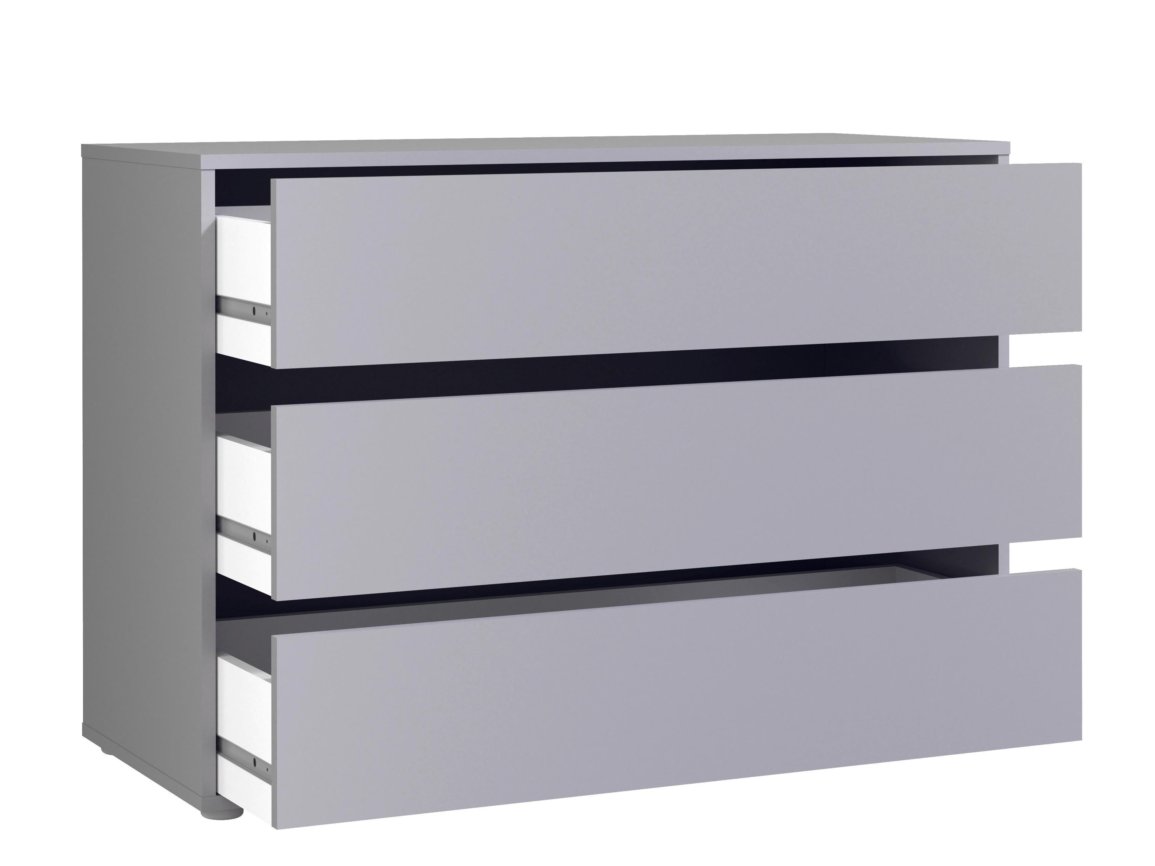 Schubkasteneinsatz Zubehör in Grau - Grau, Lifestyle, Holzwerkstoff/Kunststoff (98,7/70,6/39,6cm) - Mömax