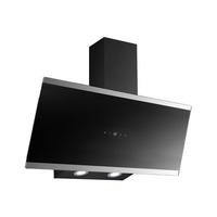 Dunstabzugshaube S33-90A+BTH Schwarz - Schwarz, Trend, Glas/Metall (90/114,4/38,2cm) - PKM