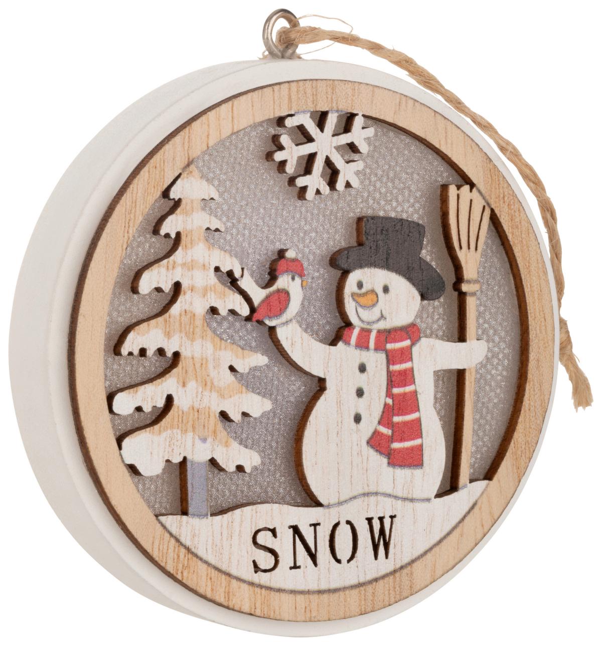 Led Díszlámpa Tio - fekete/piros, Konventionell, műanyag/fa (7,5/1,8cm) - Modern Living