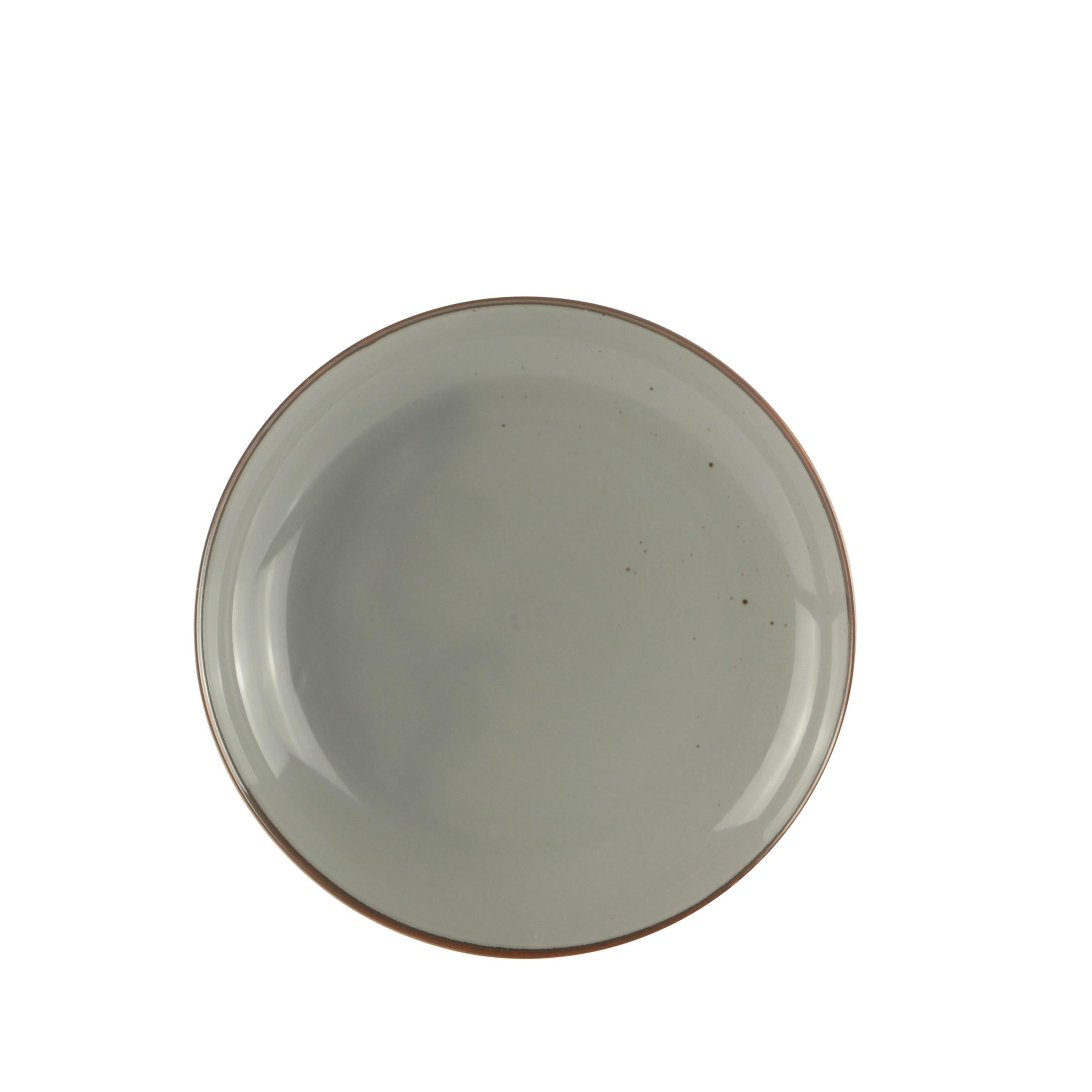 Desertni Krožnik Capri - siva, Moderno, keramika (22/3,2cm) - Mömax