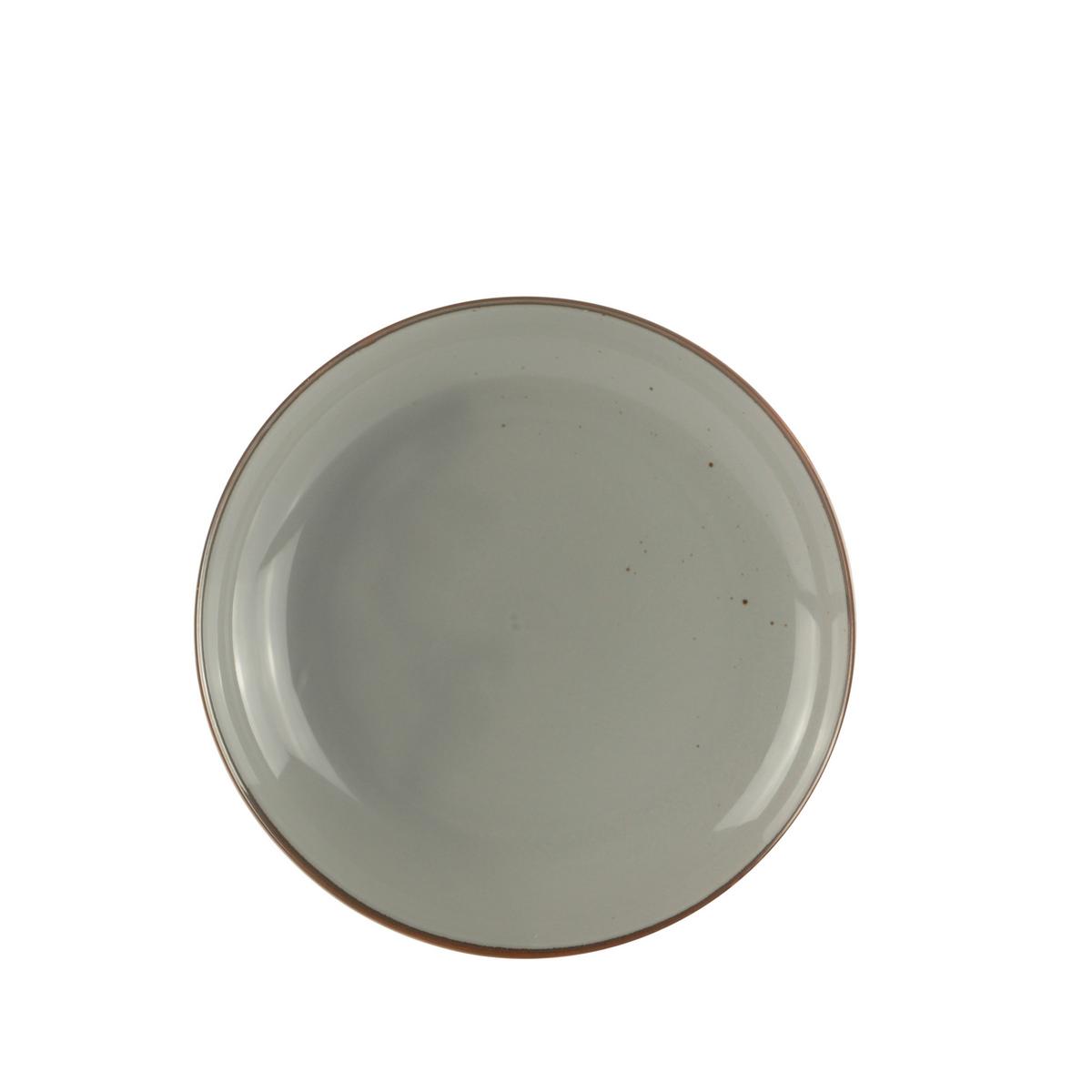 Desertni Krožnik Capri - siva, Moderno, keramika (22/3,2cm) - Mömax