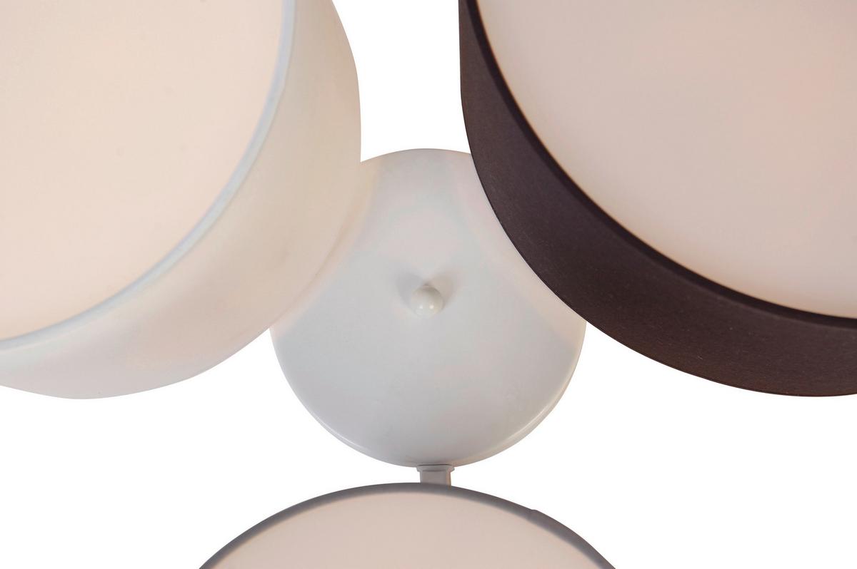 LAMPA SUFITOWA BASE - biały/szary, Trend, tworzywo sztuczne/metal (61/25,5cm) - Novel