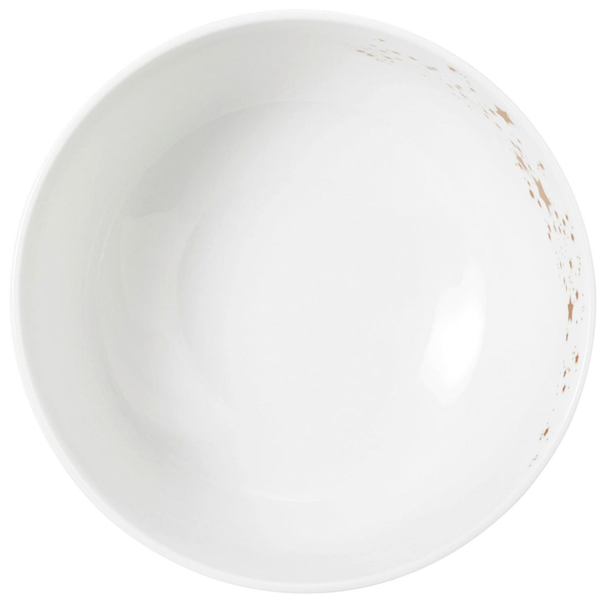 MISECZKA DO MUSLI 001.772115 - biały/kolor złoty, Design, ceramika (15cm) - Seltmann Weiden