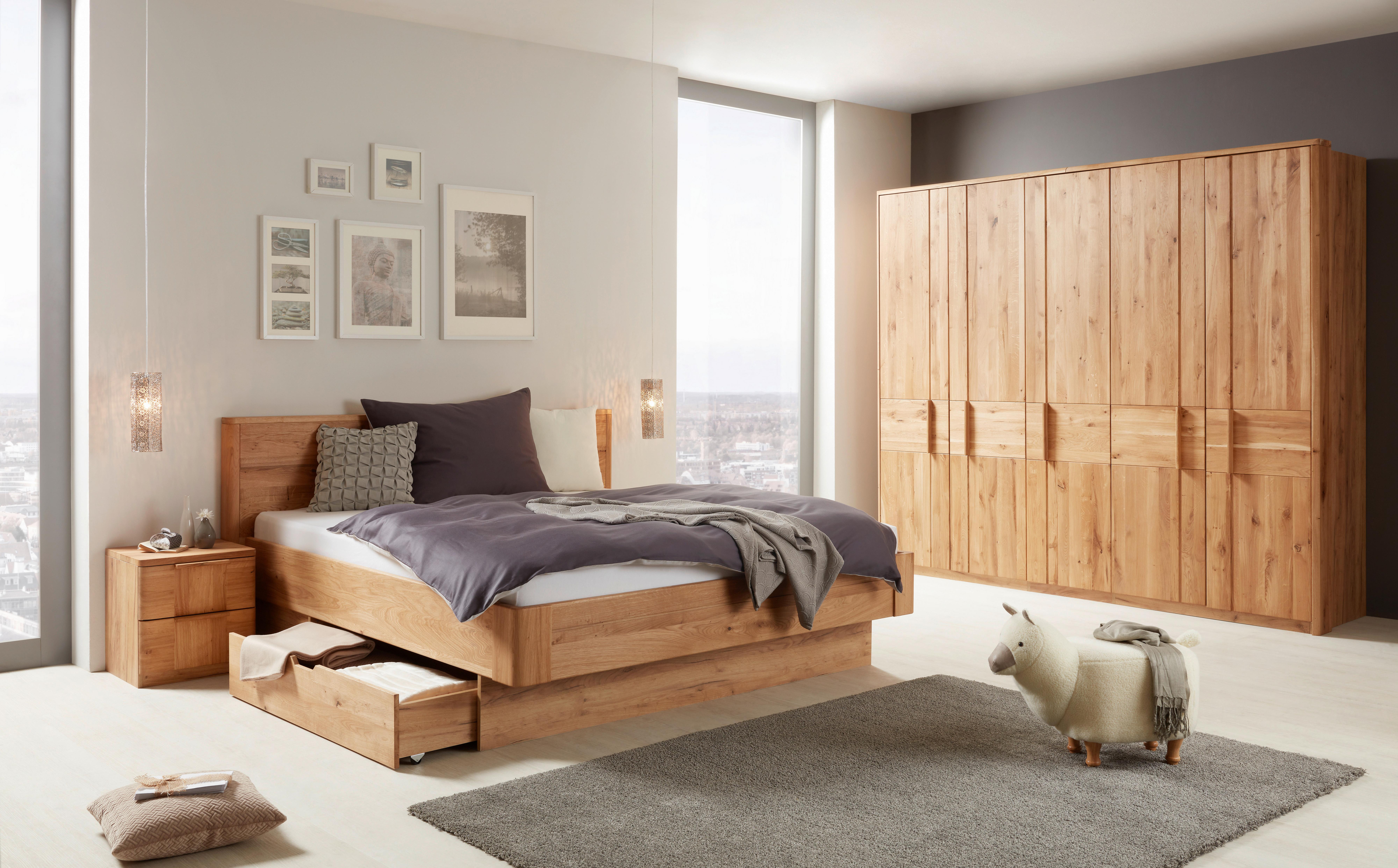 armoire à portes battantes in Eichefarben - Eichefarben, Konventionell, Holz/Holzwerkstoff (306/223/63cm) - ecoTree