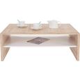Klubska Miza Cala Luna - bela/hrast, leseni material (100/40/59cm) - Mömax modern living Klubska Miza Cala Luna - bela/hrast, leseni material (100/40/59cm) - Mömax modern living