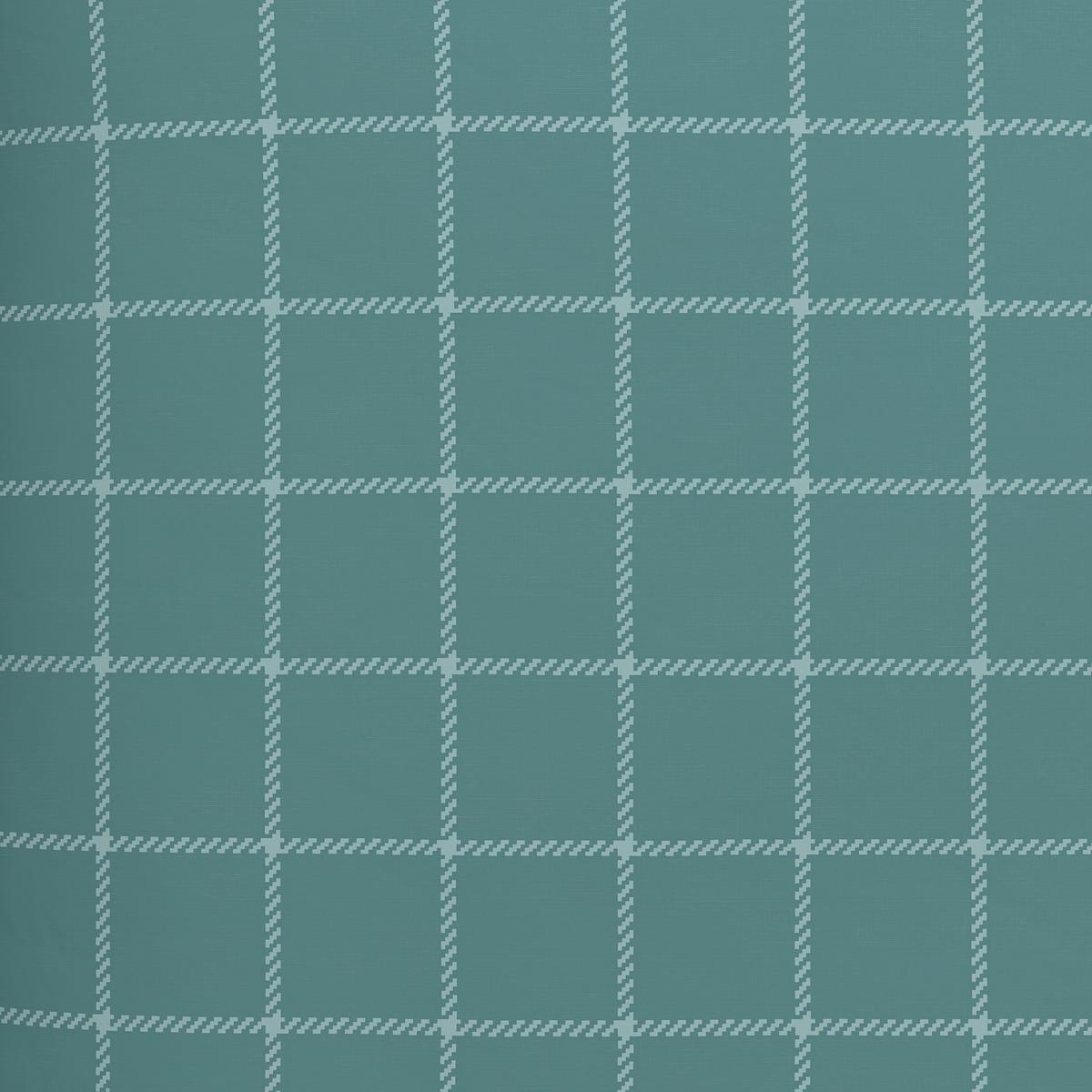 Bettwäsche Karo Allover Mineralblau ca. 135x200cm - Blau, KONVENTIONELL, Textil (135/200cm) - Mömax