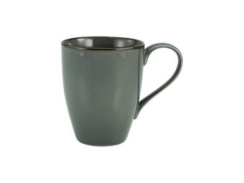 Kávésbögre Linen - antracit, kerámia (13/9/11cm) - Premium Living