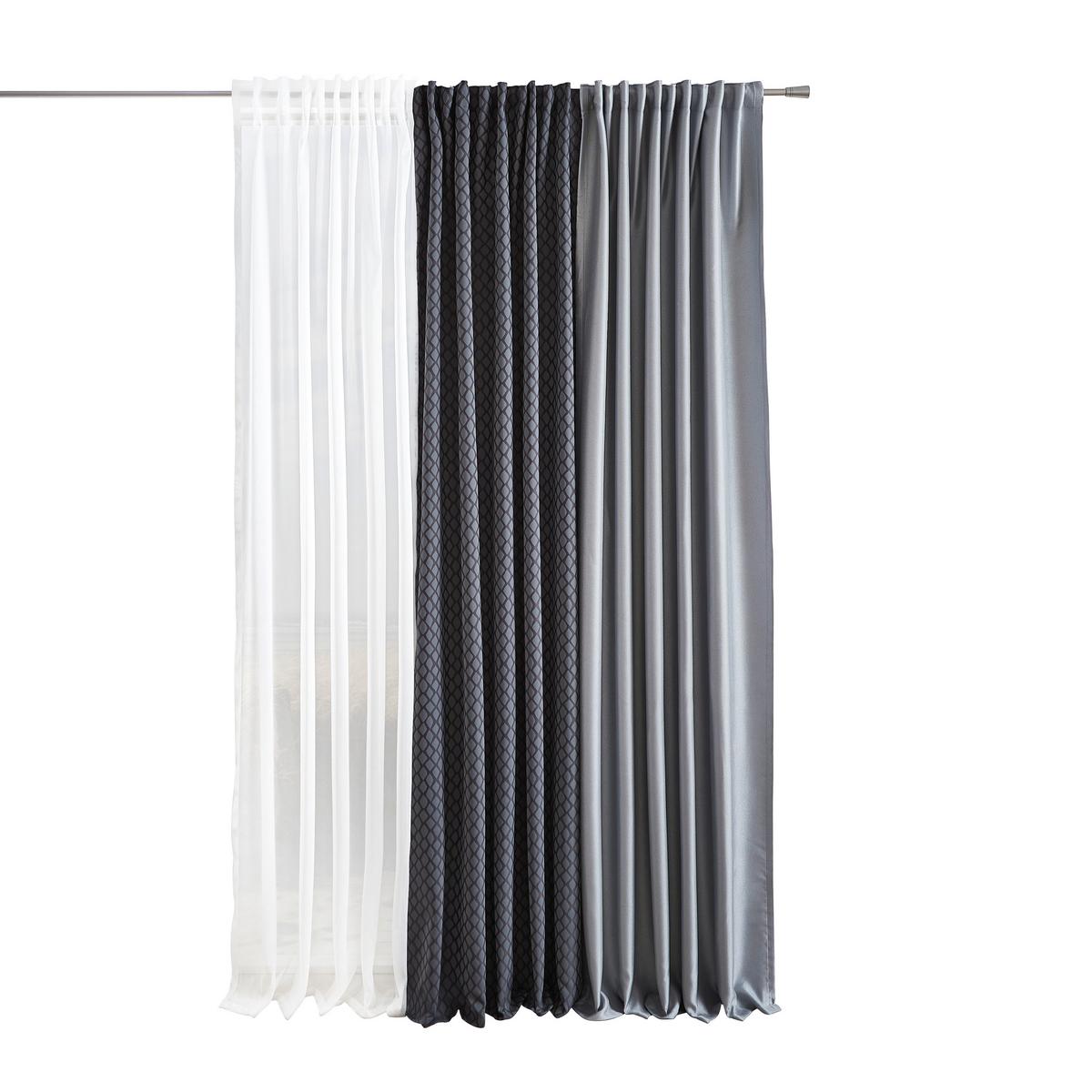 ZASŁONA GOTOWA MINO - biały, Konventionell, tkanina (140/245cm) - Dieter Knoll