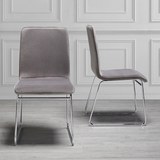 Stuhl Vinzenz - Grau, MODERN, Textil/Metall (46/89/53cm) - MÖMAX modern living