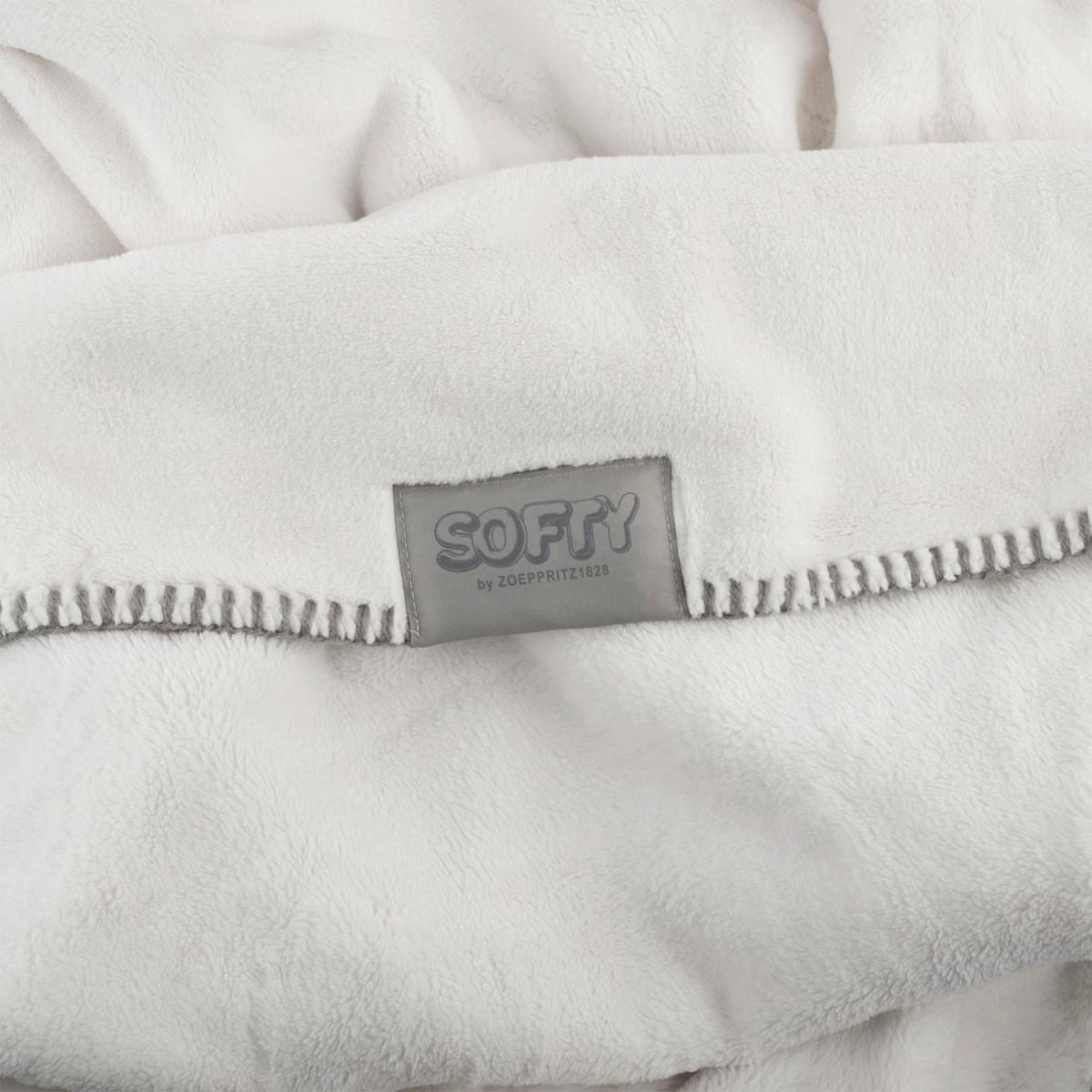 KOC SOFTY - biały, Basics, tkanina (140/190cm) - Zoeppritz