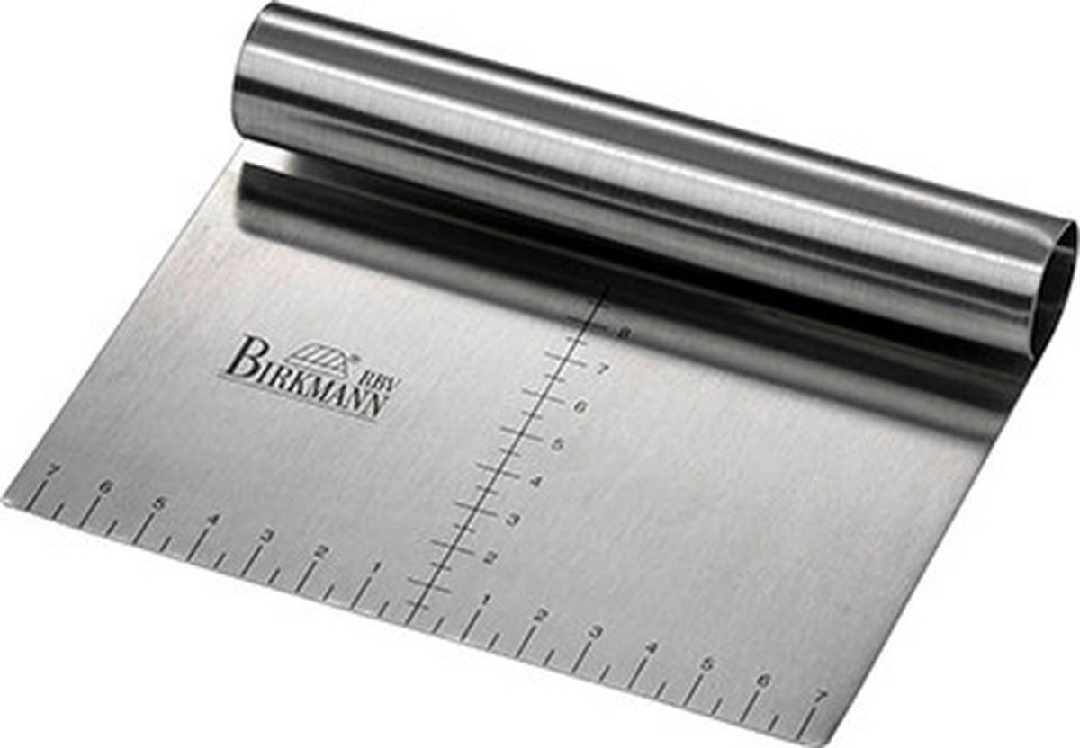 SKROBAK DO CIASTA 429925 - kolor stalowy, Basics, metal (15/12cm) - Birkmann