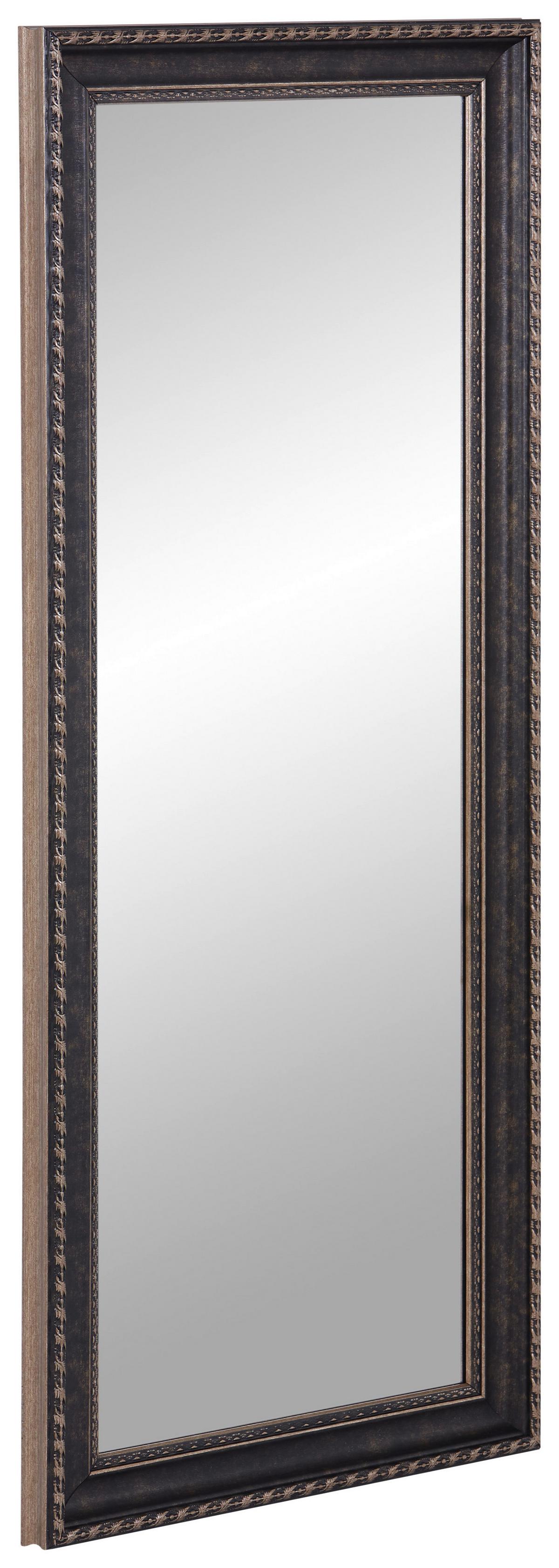 Oglindă KARMA IV - maro închis, Modern, plastic/sticlă (48/112cm) - Modern Living