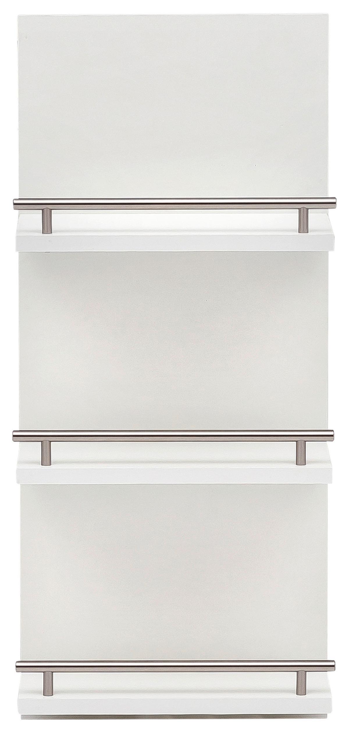 Badezimmerregal Niko Weiß - Weiß, MODERN, Holzwerkstoff (30,3/70,2/17,5cm) - MID.YOU