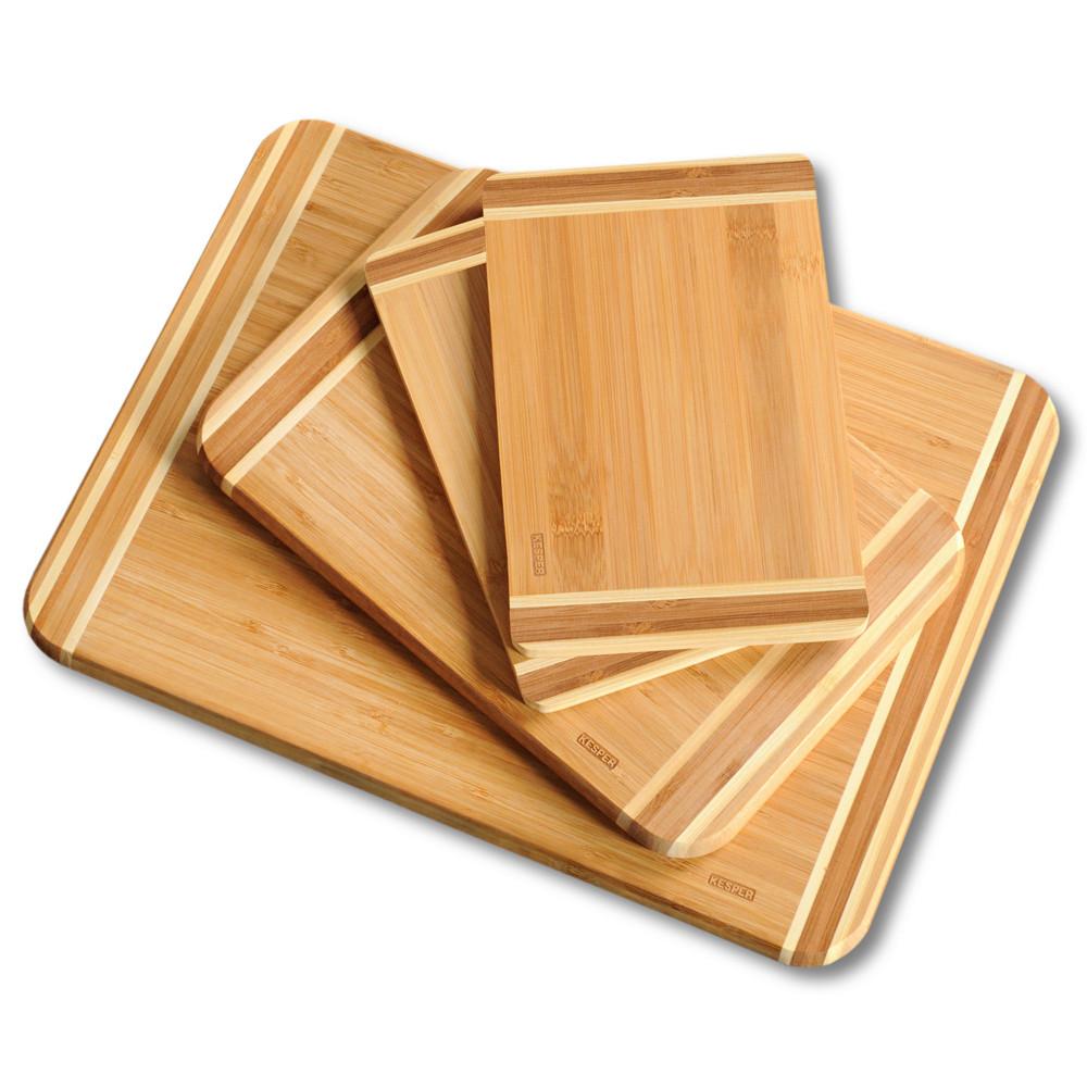 DESKA DO KROJENIA BAMBUS - kolor naturalny, Basics, drewno (38/1,6/28,5cm) - Kesper