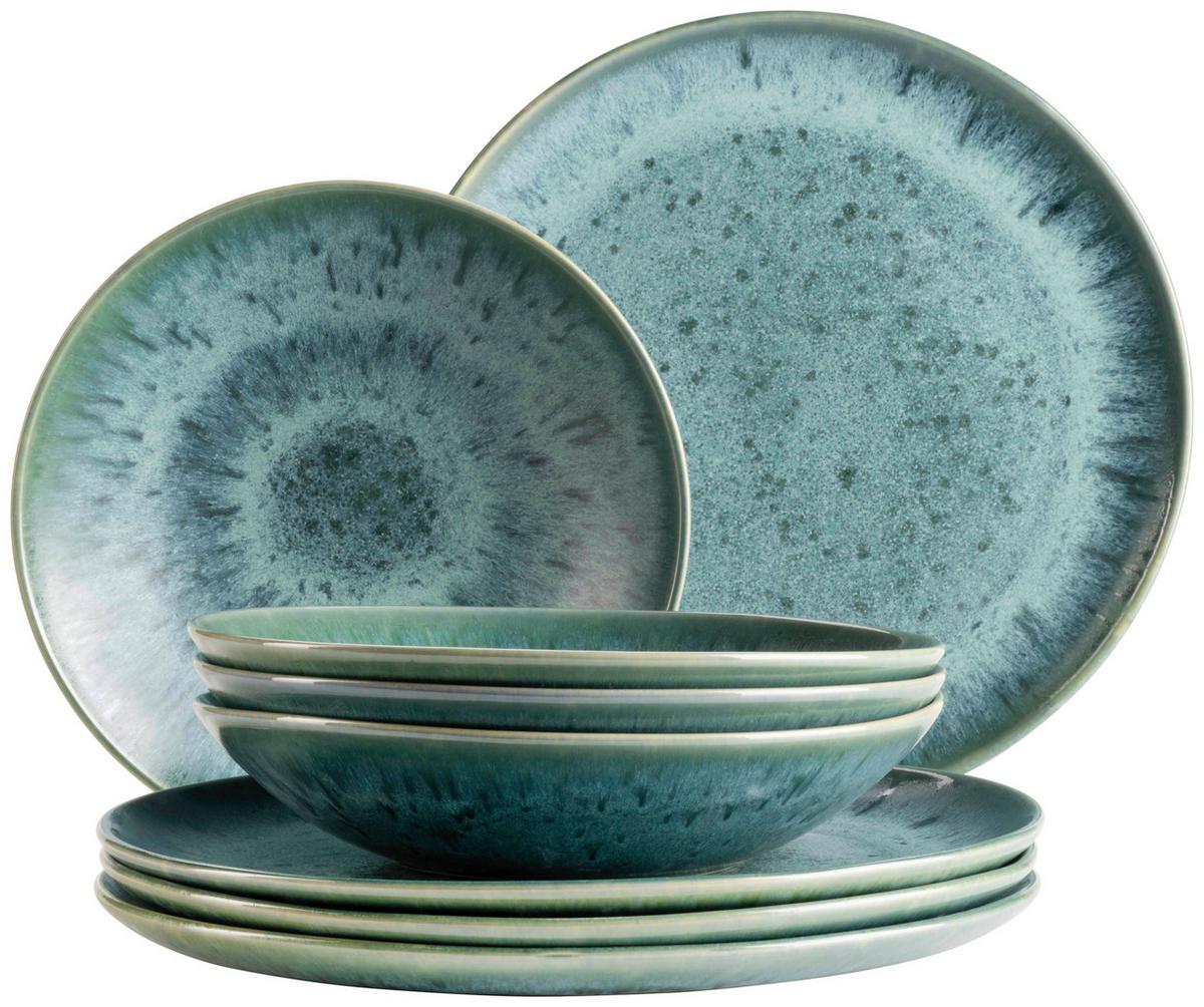 TAFELSERVICE CARELLIA - Blau, Trend, Keramik - Mäser