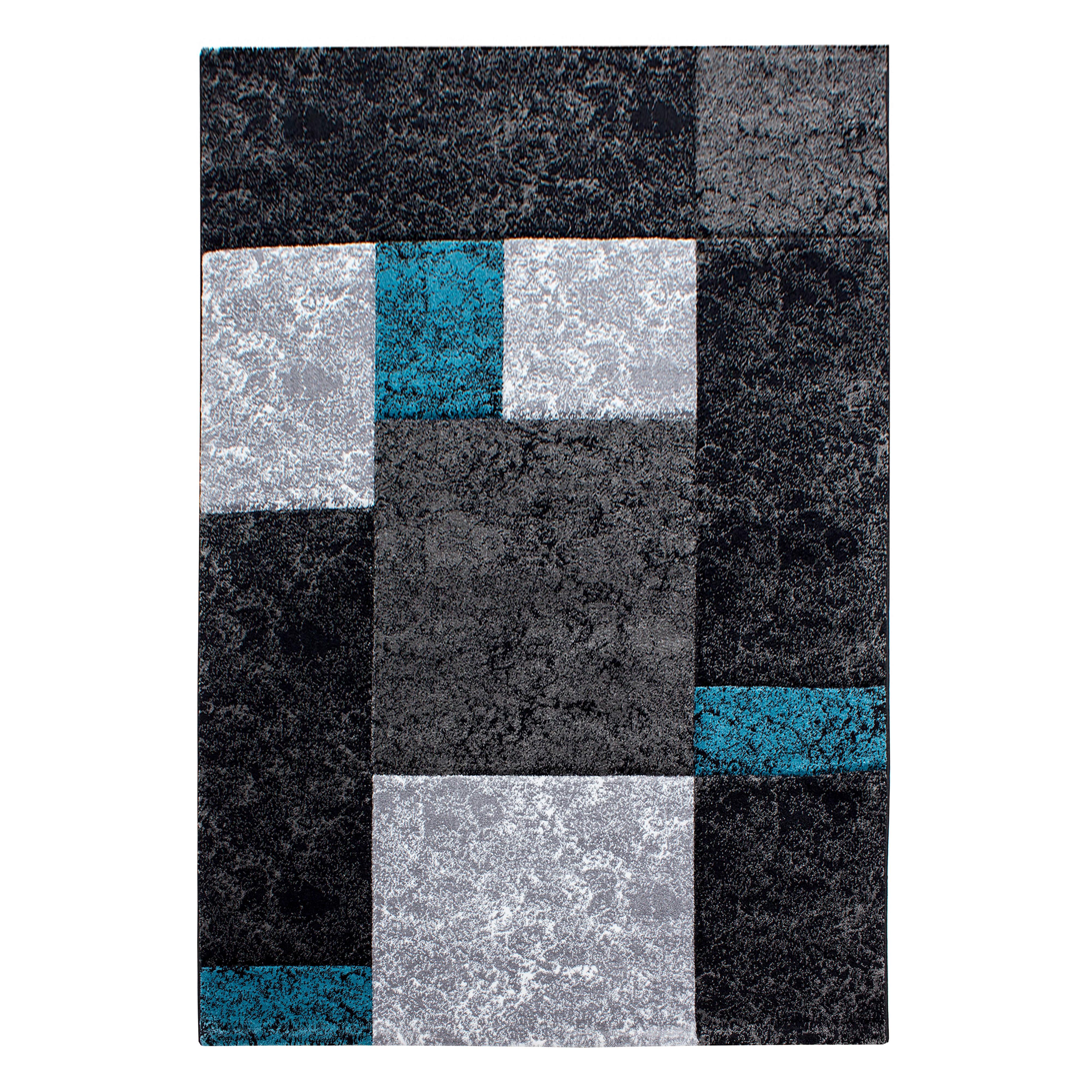 Ravno Tkana Preproga Hawaii, Turkizna, 280x370cm - turkizna, Design, tekstil (280/370cm) - Novel