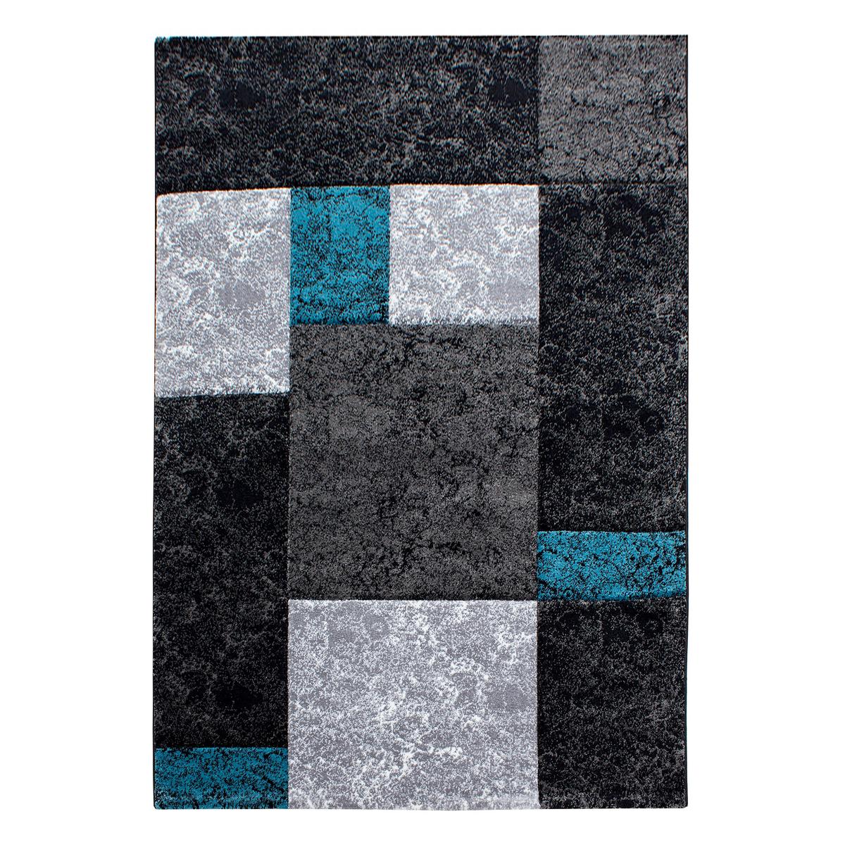 Ravno Tkana Preproga Hawaii, Turkizna, 280x370cm - turkizna, Design, tekstil (280/370cm) - Novel