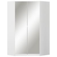 Kotna Omara Za Oblačila Costa, Bela - barve kroma/bela, Moderno, leseni material (117/197/104cm) - Rauch Möbel