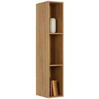 Wandregal Max Box in Eichefarben - Eichefarben, MODERN, Holzwerkstoff (120/22/32cm) - Premium Living