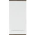 Zgornja Omara Santorin - bela/temno rjava, Konvencionalno, leseni material (40/78/22cm) - premium living