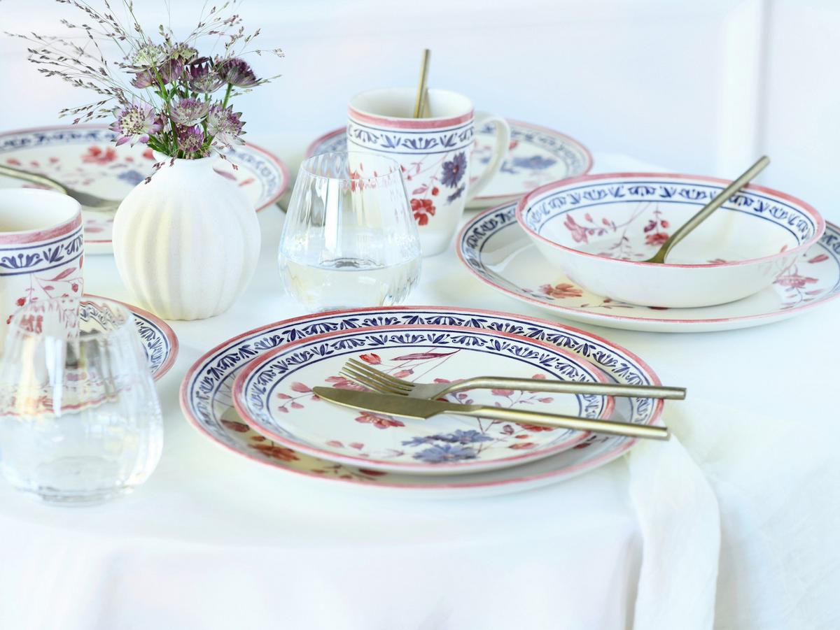 Kombinirani Servis Cottage Bunt, 16-Delni - večbarvno, Basics, keramika - Creatable