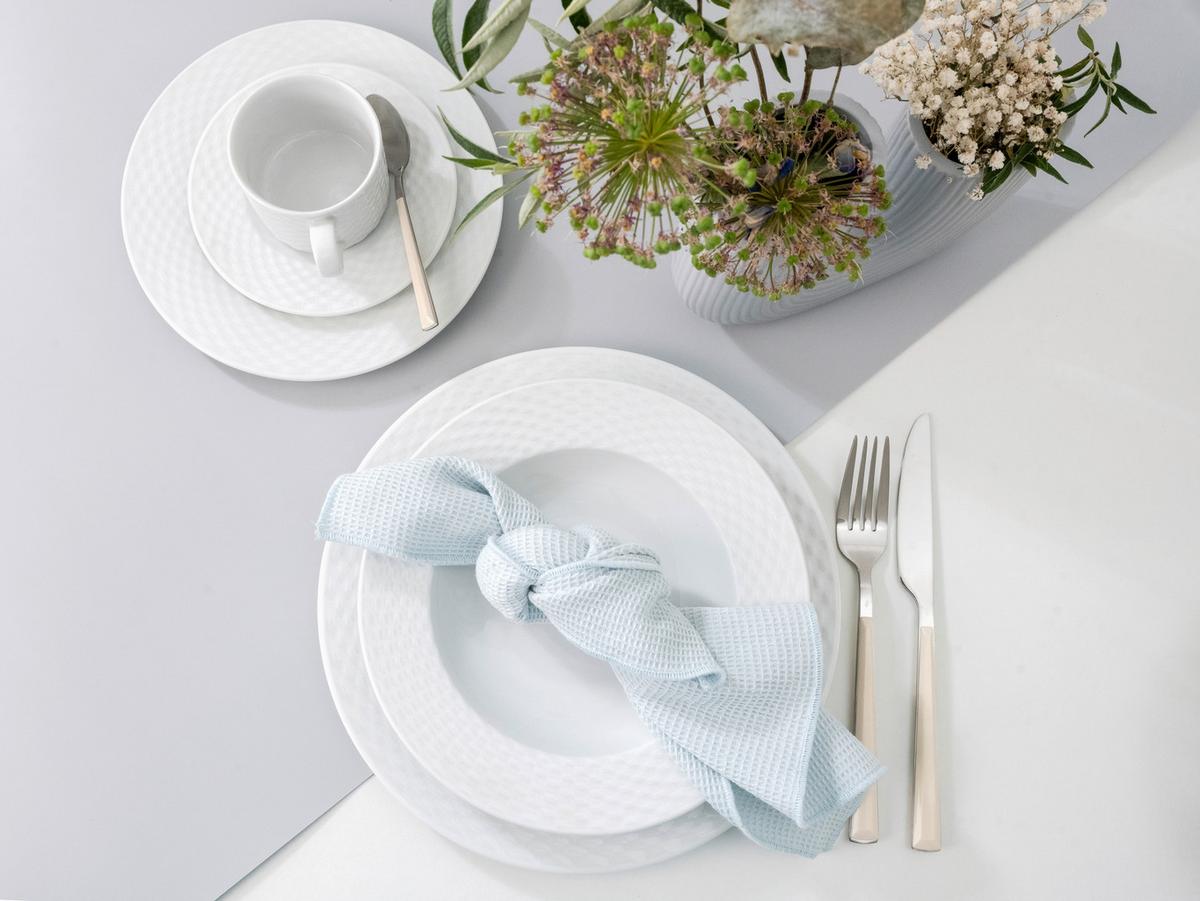 Kombinirani Servis Polo, 30-Delni - bela, Basics, keramika - Creatable