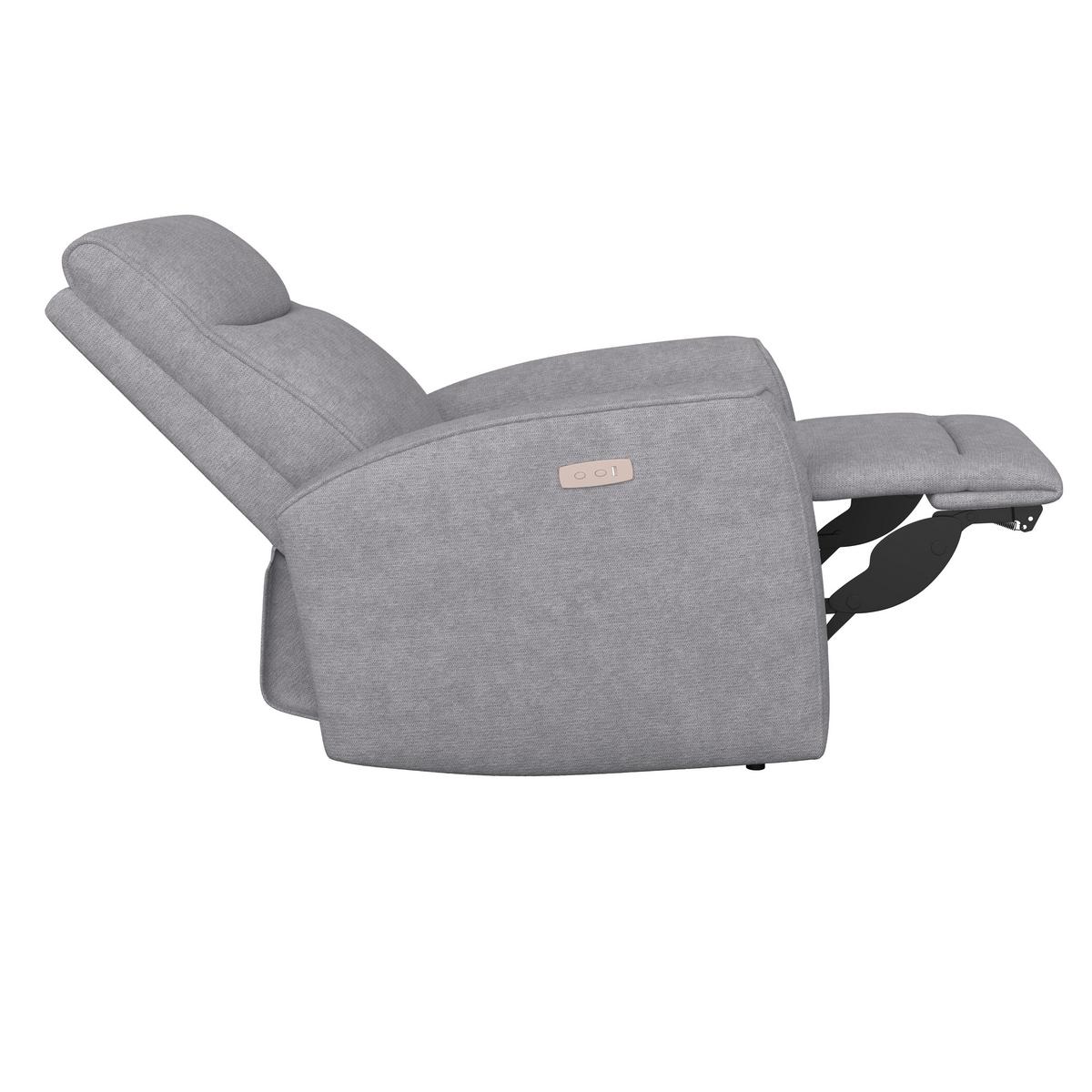 Fotoliu pentru televizor LEON - gri închis, Basics, plastic/lemn (80/102/96cm) - Ondega