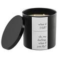 Kerze im Glas mit Deckel Hygge Schwarz/Weiß - Schwarz/Weiß, Glas (10/10cm) - Mömax modern living Kerze im Glas mit Deckel Hygge Schwarz/Weiß - Schwarz/Weiß, Glas (10/10cm) - Mömax modern living