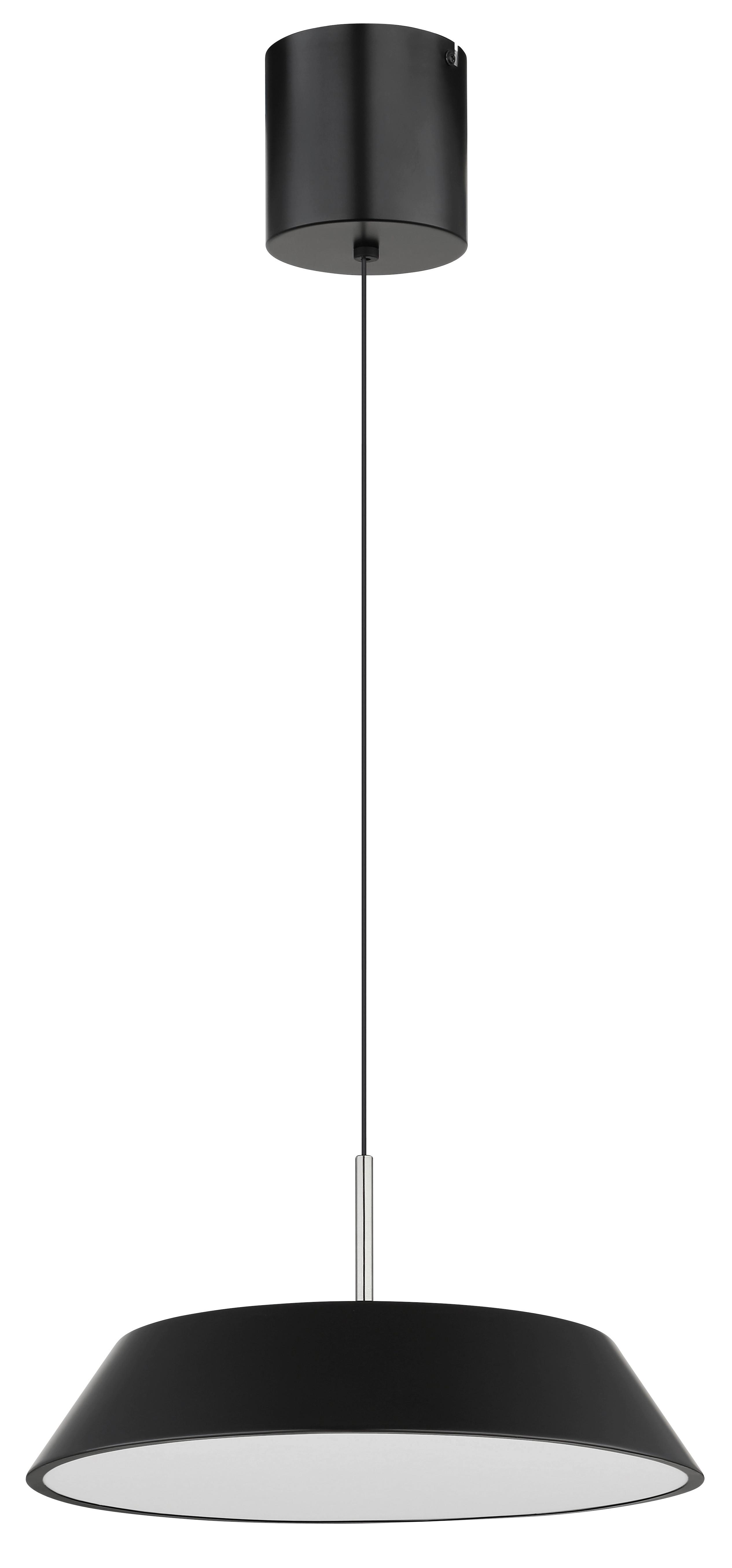 Led-hängeleuchte 15947s Silena - Weiss/Schwarz, Basics, Kunststoff/Metall (40/180cm) - Globo