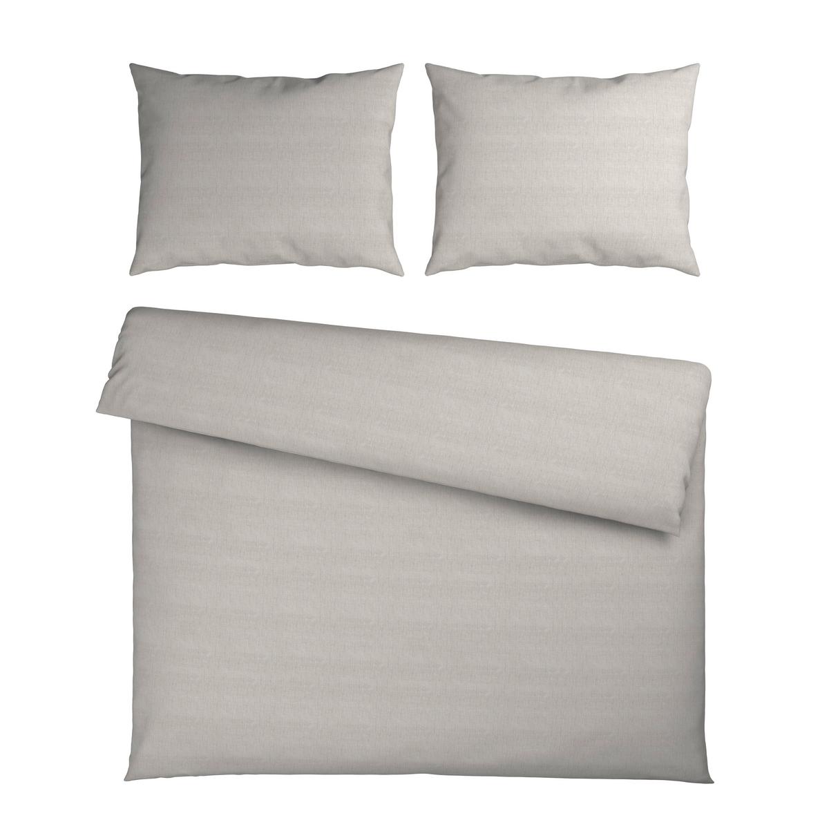 Lenjerie de pat Ty cca. 200x220/2x50x70 cm - gri deschis, textil (200/220cm) - Mömax