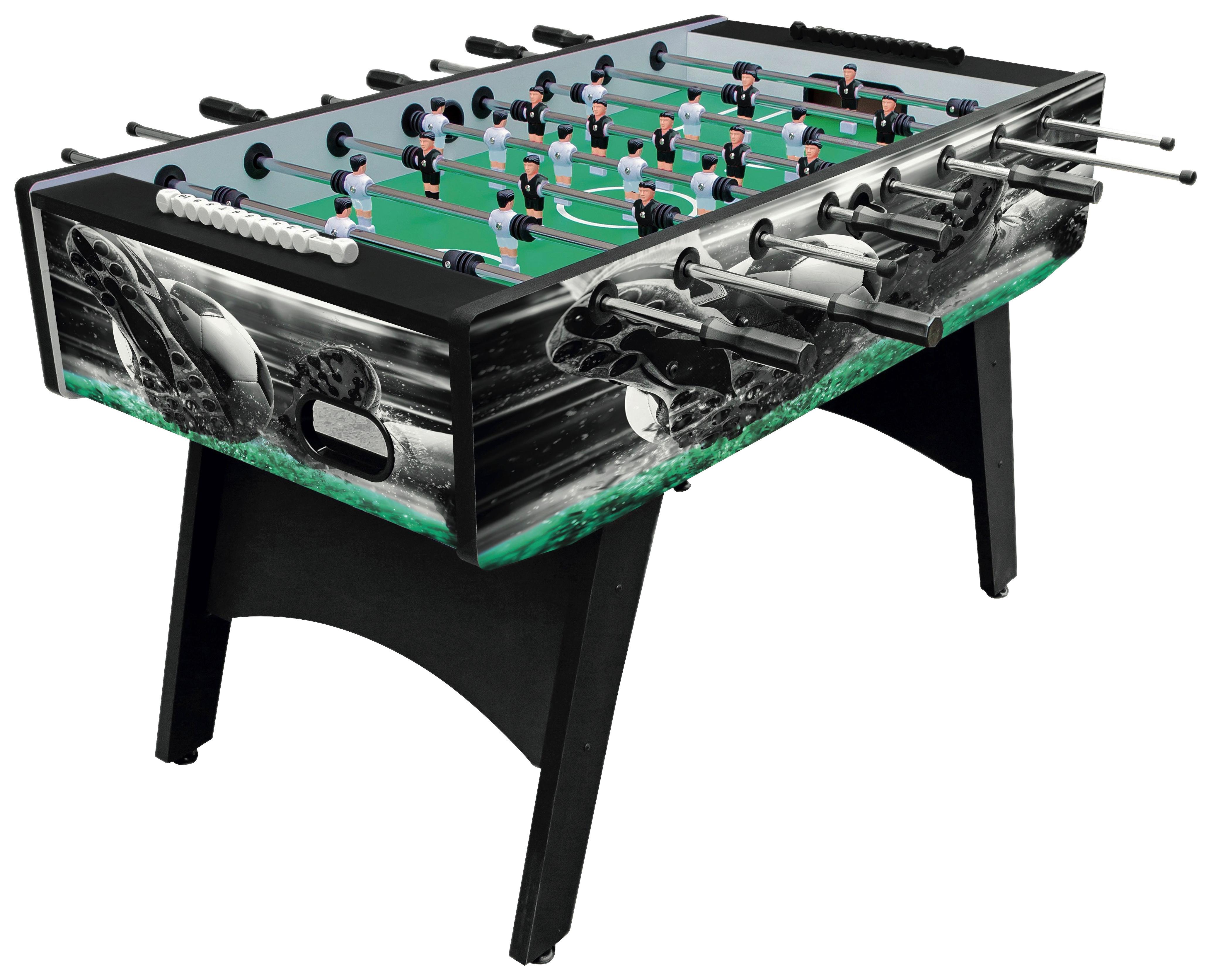 Tischfußball Lukas Motivdruck - Multicolor/Schwarz, Basics, Holzwerkstoff/Kunststoff (142/86/74cm)