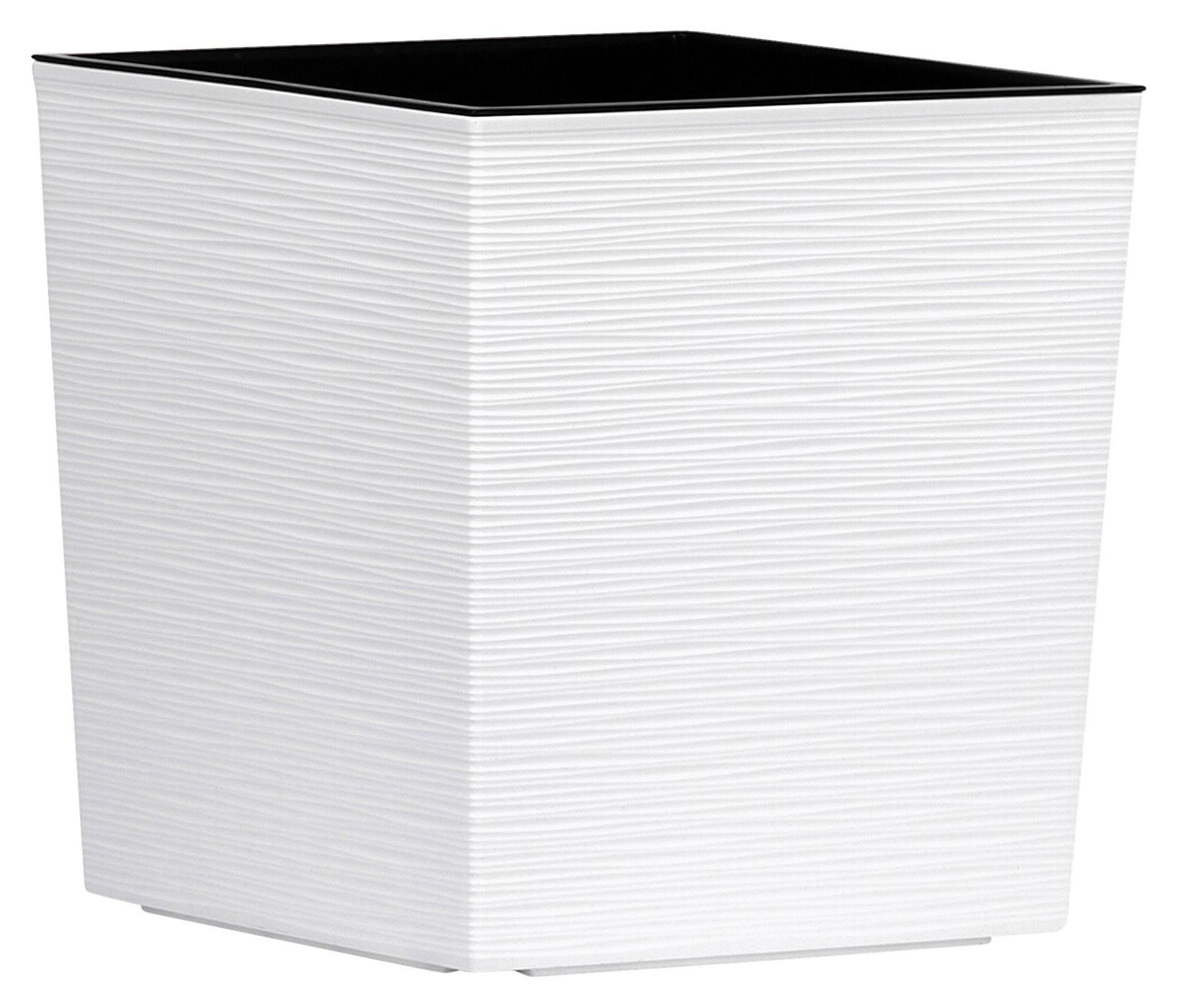 Pflanzentopf Biron Weiß - Weiß, Basics, Kunststoff (40/41,5/40cm) - Siena Garden