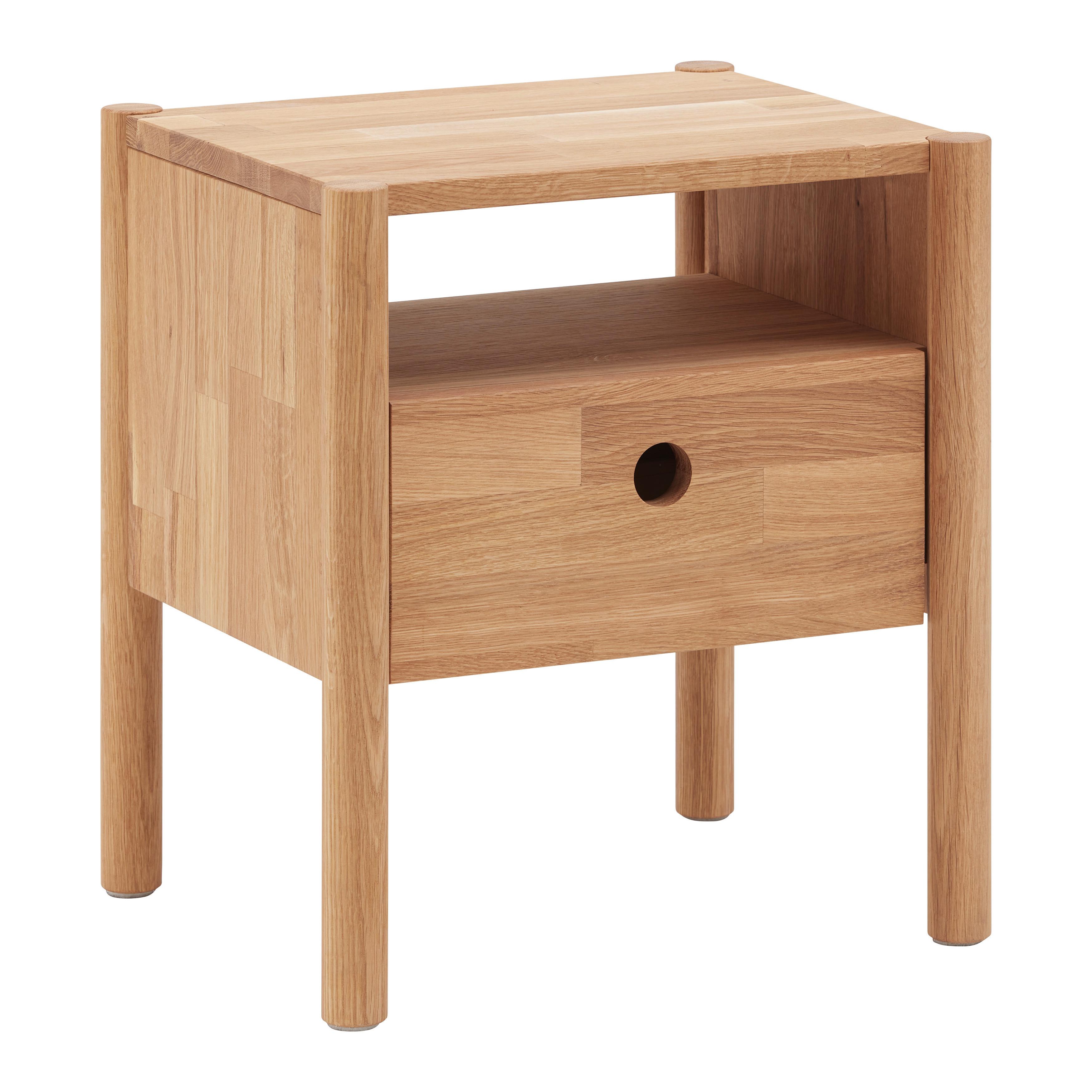 Nachttisch Waden Eichefarben - Eichefarben, KONVENTIONELL, Holzwerkstoff (40/45/33,5cm) - Zandiara