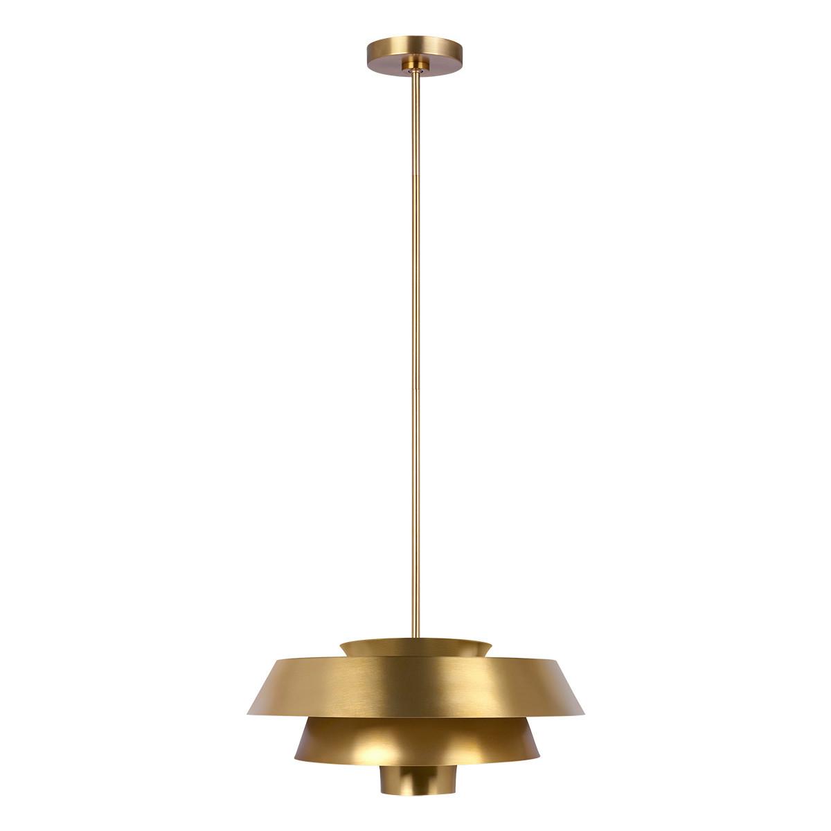 Viseća Svjetiljka  Brisbin Fe-Brisbin-Bb - boje mjeda, Design, metal (45.7/39.7 cm) - Elstead Lighting