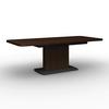 AUSZIEHTISCH AMADO - Walnussfarben/Schwarz, MODERN, Holz/Holzwerkstoff (160-200/90/76cm) - Bessagi Home