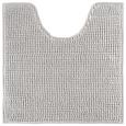 WC-Vorleger Nelly ca. 50x50cm - Silberfarben, Textil (50l) - Mömax modern living WC-Vorleger Nelly ca. 50x50cm - Silberfarben, Textil (50l) - Mömax modern living