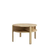 Klubska Miza Tobago, Barva Hrasta - barve hrasta, Design, leseni material (74,4/74,4/45,5cm) - Carryhome