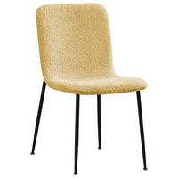 Stuhl Mila Gelb - Gelb/Schwarz, MODERN, Holz/Textil (43/82/57cm) - Mömax
