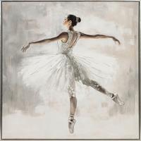 Tablou cu ramă Magali cca. 80x80 cm - argintiu/multicolor, Modern, plastic/textil (80/80/2,8cm) - Mömax