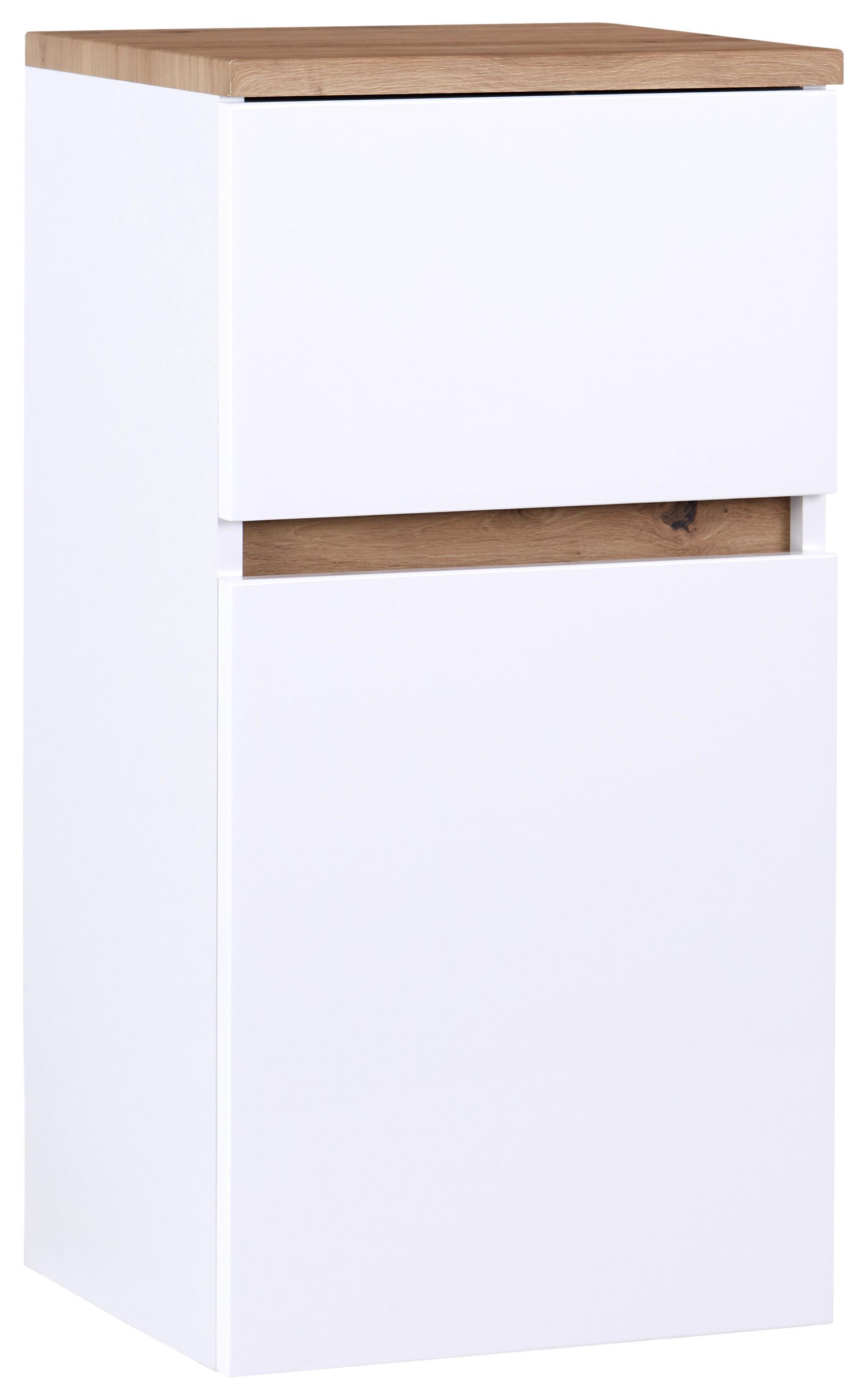 Dulap inferior Marbella - alb, Modern, material pe bază de lemn (40/81/35cm)