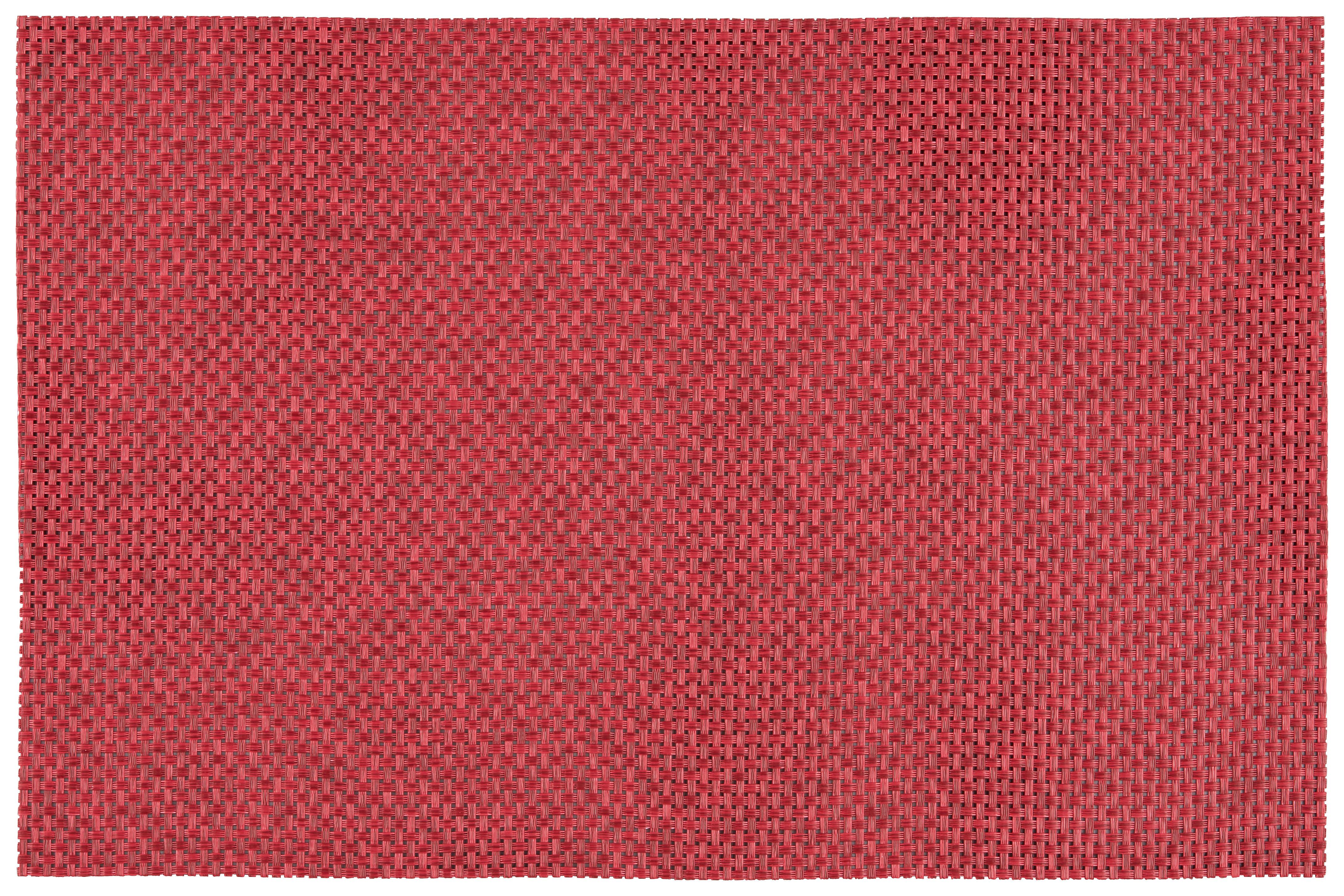 Tischset Stefan in Kirschrot - Rot, Kunststoff (45/30cm) - Modern Living
