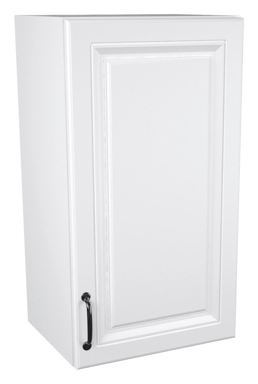 Konyhai Faliszekrény Michelle - fekete/fehér, Modern, faalapú anyag/fém (40/72/30cm)