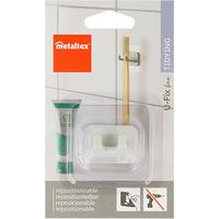 Öntapadós Akasztó Clever - műanyag (7/7/3cm) - Metaltex