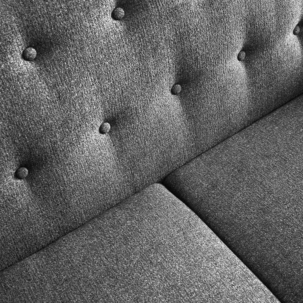 Sofa Anela Grau Webstoff - Naturfarben/Grau, MODERN, Holz/Textil (168/79/84cm) - Bessagi Home