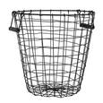 Coș Paula - negru, lemn/metal (30/31cm) - Modern Living Coș Paula - negru, lemn/metal (30/31cm) - Modern Living