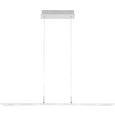 Led Hängeleuchte Rufus - Chromfarben, MODERN, Glas/Metall (100/15/120cm) - PREMIUM LIVING